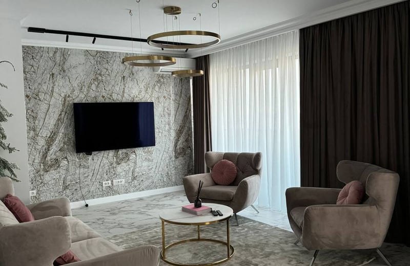 Аренда комфортных 3-комнатных апартаментов, 130 м², район Мамая, Констанца, Румыния